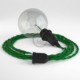 Crea tu Snake para pantalla Efecto Seda Verde TM06 y trae la luz donde tu quieras.