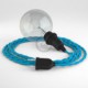 Crea tu Snake para pantalla Efecto Seda Turquesa TM11 y trae la luz donde tu quieras.