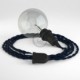 Crea tu Snake para pantalla Efecto Seda Azul Marino TM20 y trae la luz donde tu quieras.