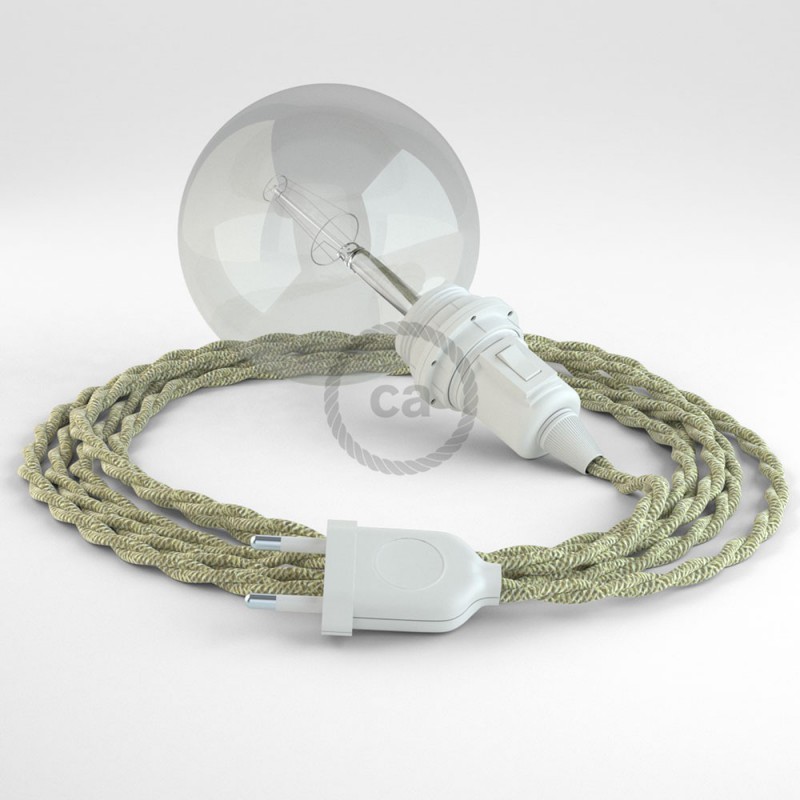 Crea tu Snake para pantalla Lino Natural Neutro TN01 y trae la luz donde tu quieras.