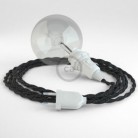 Crea tu Snake para pantalla Lino Natural Antracita TN03 y trae la luz donde tu quieras.