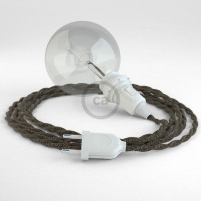 Crea tu Snake para pantalla Lino Natural Marrón TN04 y trae la luz donde tu quieras.