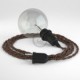 Crea tu Snake para pantalla Efecto Seda Negro e Whiskey TZ22 y trae la luz donde tu quieras.