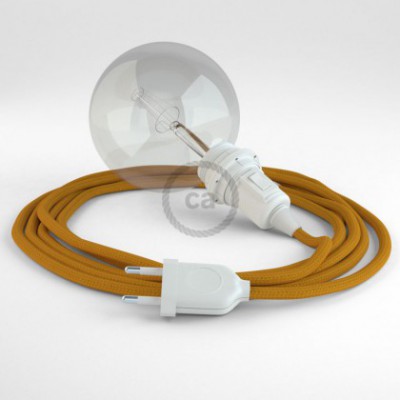 Crea tu Snake para pantalla Efecto Seda Mostaza RM25 y trae la luz donde tu quieras.