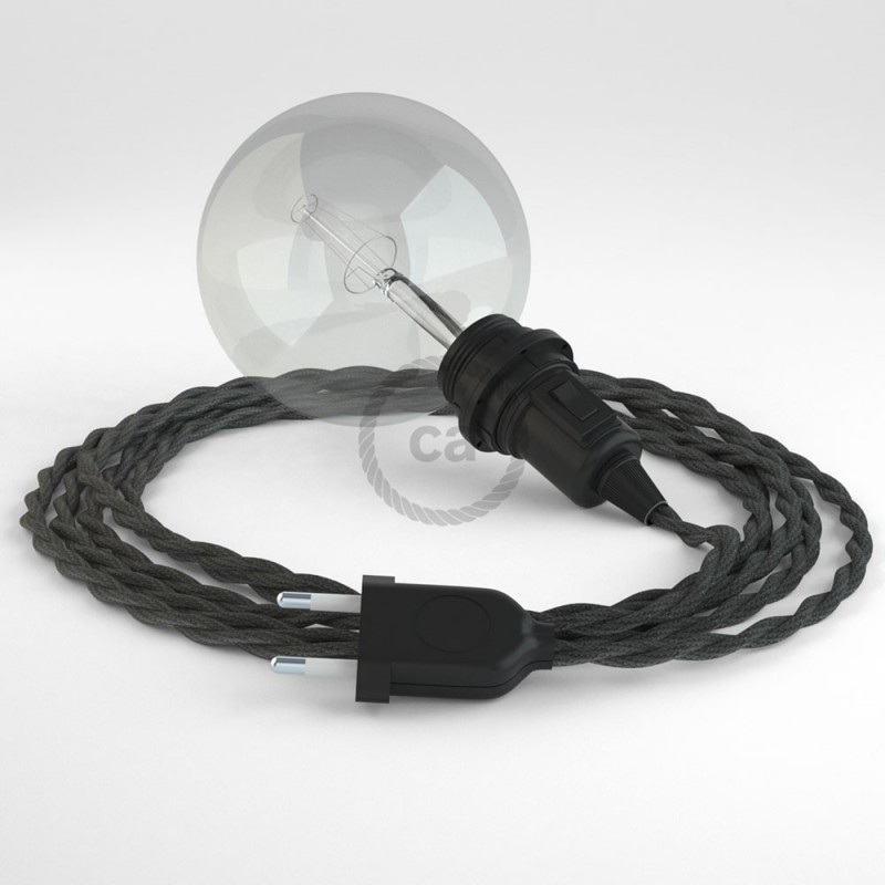 Crea tu Snake para pantalla Efecto Seda Gris Oscuro TM26 y trae la luz donde tu quieras.