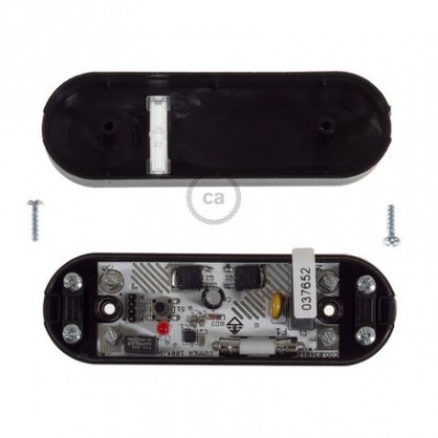 Dimmer para LED y bombillas tradicionales con interruptor negro