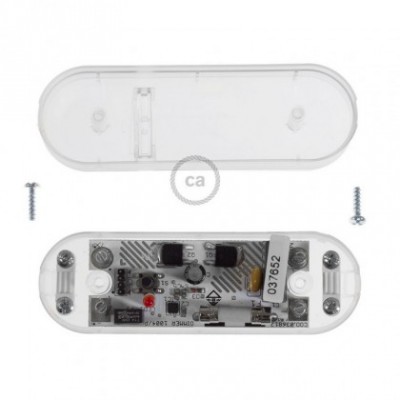 Dimmer para LED y bombillas tradicionales con interruptor transparente