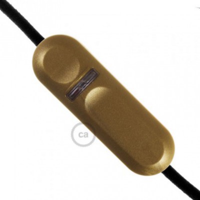 Dimmer para LED y bombillas tradicionales con interruptor dorado