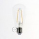 Bombilla Transparente LED Edison ST64 Filamento Largo 4W Decorativa Vintage 2200K