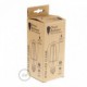 Bombilla Transparente LED Edison ST64 Filamento Largo 4W Decorativa Vintage 2200K