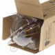 Bombilla Transparente LED Edison ST64 Filamento Largo 4W Decorativa Vintage 2200K