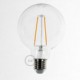 Bombilla Transparente LED Globo G95 Filamento Largo 4W Decorativa Vintage 2200K