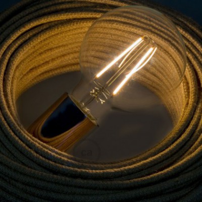 Bombilla Transparente LED Globo G95 Filamento Largo 4W Decorativa Vintage 2200K