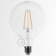 Bombilla Transparente LED Globo G125 Filamento Largo 4W Decorativa Vintage 2200K