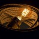 Bombilla Dorada LED Standard A60 Filamento Curvado con Espiral 3W E27 Dimmable 2000K