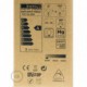 Bombilla Dorada LED Esfera G45 Filamento Curvado con Espiral 3W E14 Dimmable 2000K