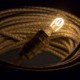 Bombilla Transparente LED Esfera G45 Filamento Curvado con Espiral 3W E14 Dimmable 2200K