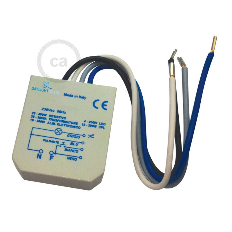 Dimmer LED profesional universal para instalación caja de pared y controlable con interuptor