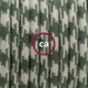Pendel único, lámpara colgante cable textil Bicolor Verde Tomillo y Gris pardo en Algodón RP30