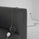 Alargador eléctrico con cable textil RX08 Algodón Bronte 2P 10A Made in Italy.