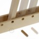 Pinocchio, soporte de pared regulable en madera para lámparas colgantes.