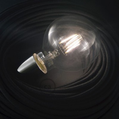 Bombilla Transparente LED Globo G95 Filamento Corto 4W E27 Decorativa Vintage 2700K