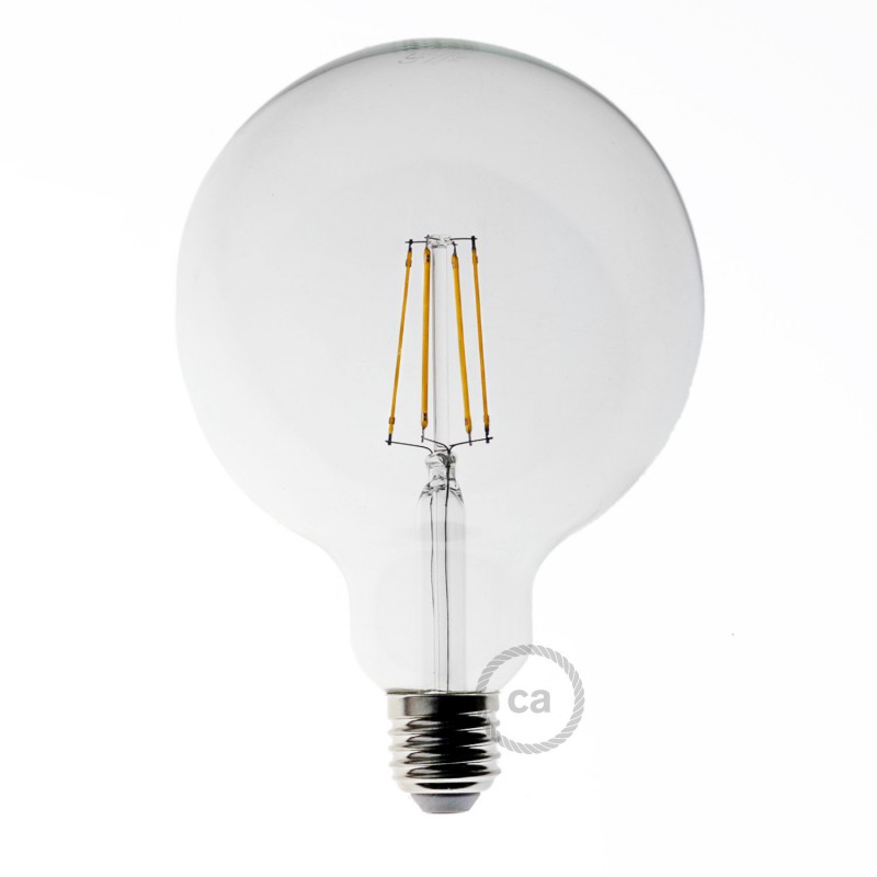Bombilla filamento Led Globo 6W E27 Clara