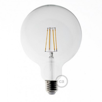Bombilla filamento Led Globo 6W E27 Clara