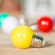 Bombilla Decorativa G45 Mini Globo LED 1W E27 2700K - Amarilla
