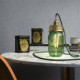 Kit de iluminación para tarro de vidrio en metal color Oro, prensaestopa cónico y portalámparas E14 de metal latón