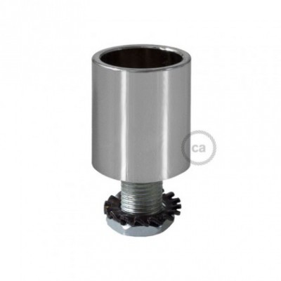 Racor de metal Cromado para Creative-Tube 16 mm, accesorios incluidos