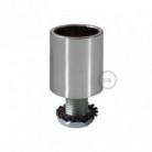 Racor de metal Cromado para Creative-Tube 16 mm, accesorios incluidos