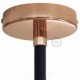 Racor de metal Cobre para Creative-Tube 16 mm, accesorios incluidos