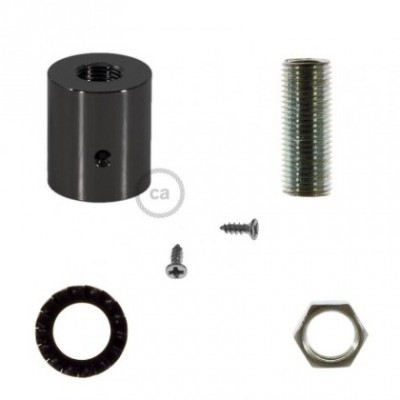 Racor de metal Negro Perla para Creative-Tube 16 mm, accesorios incluidos