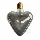 Bombilla LED Corazón Gris Ceniza 5W E27 Decorativa 2000K Dimmable