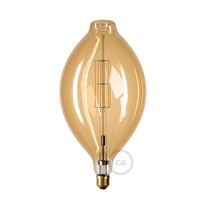 Bombilla Dorada LED XXL Huso BT180 11W E27 Dimmable 2000K