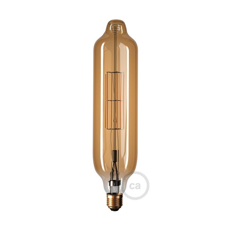 Bombilla Dorada LED XXL Tubular T75 11W E27 Dimmable 2000K