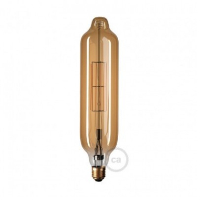 Bombilla Dorada LED XXL Tubular T75 11W E27 Dimmable 2000K