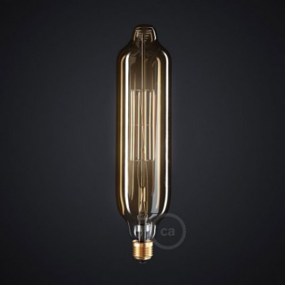 Bombilla Dorada LED XXL Tubular T75 11W E27 Dimmable 2000K