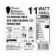 Bombilla Dorada LED XXL Tubular T75 11W E27 Dimmable 2000K