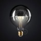 Bombilla LED Globo G125 media esfera plata 7W E27 2700K Dimmable