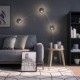 Bombilla LED Gota A60 media esfera plata 7W E27 2700K Dimmable