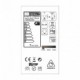 Bombilla LED Gota A60 media esfera plata 7W E27 2700K Dimmable