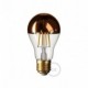 Bombilla LED Gota A60 media esfera cobre 7W E27 2700K Dimmable