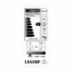 Bombilla LED Corazón Gris Ceniza 5W E27 Decorativa 2000K Dimmable