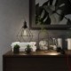 Table Snake con pantalla Jaula Diamond negra y clavija bipolar