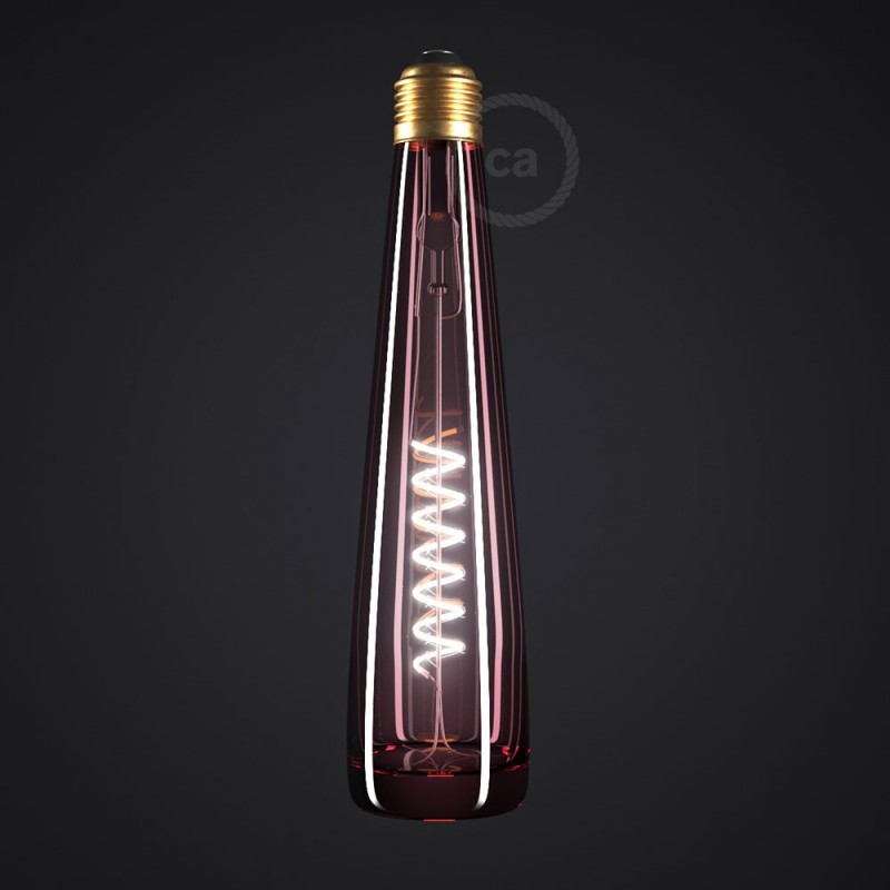 Bombilla LED Flower Rosa 8W E27 Regulable 2200K