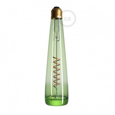 Bombilla LED Flower Verde 8W E27 Regulable 2200K