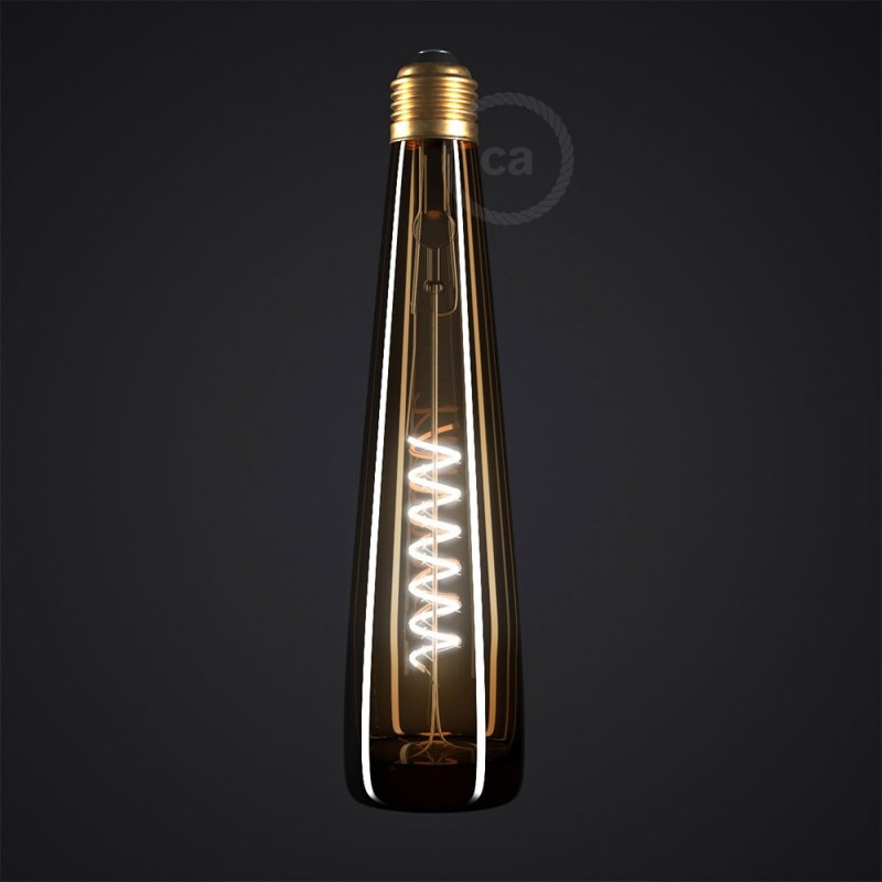 Bombilla LED Flower Amarilla 8W E27 Regulable 2200K