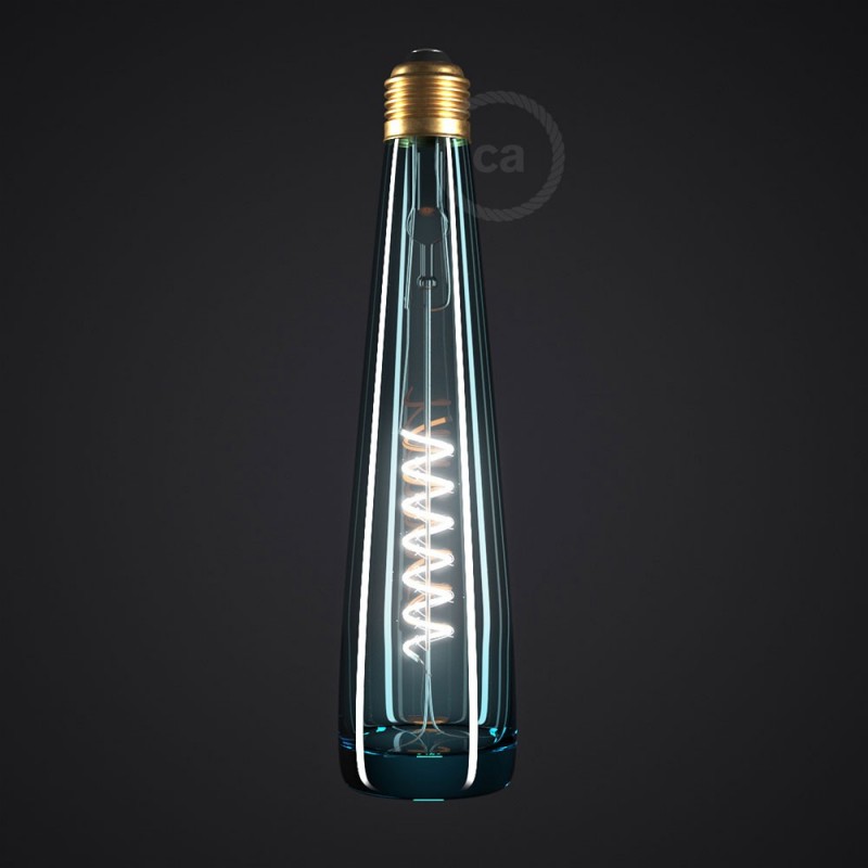 Bombilla LED Flower Azul 8W E27 Regulable 2800K